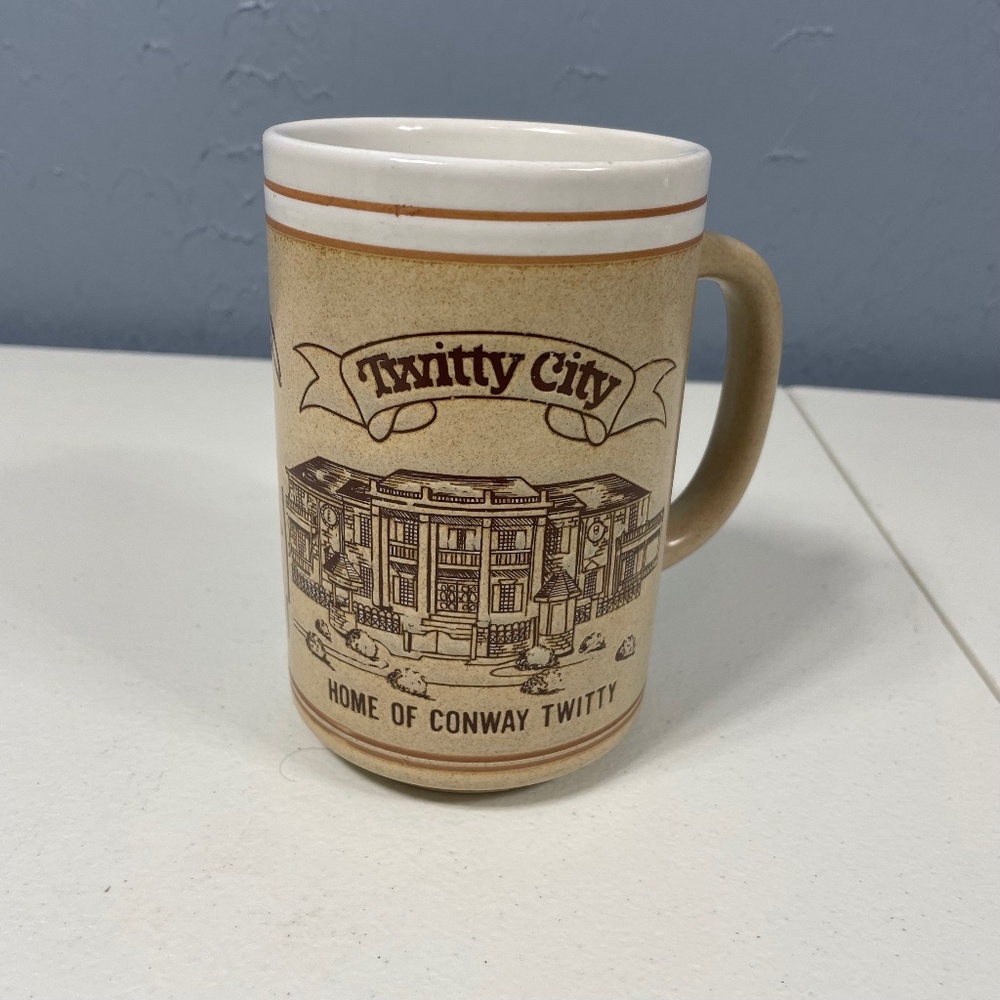 TWITTY CITY Music Village USA Home of Conway Twitty Coffee Tea Mug Cup